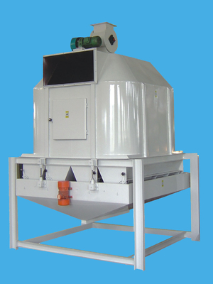 조정가능한 속도 바람 1.15 KW - 잔여 물자 없는 닫는 먹이는 펠릿 냉각기